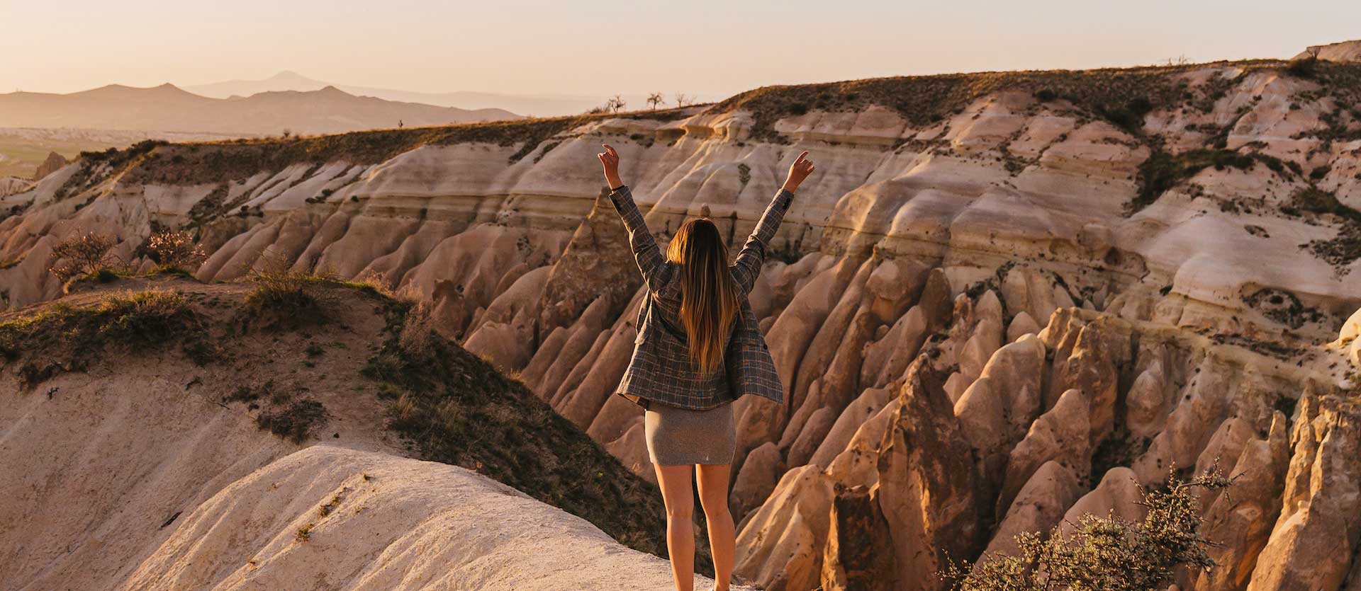Cappadocia valleys walking